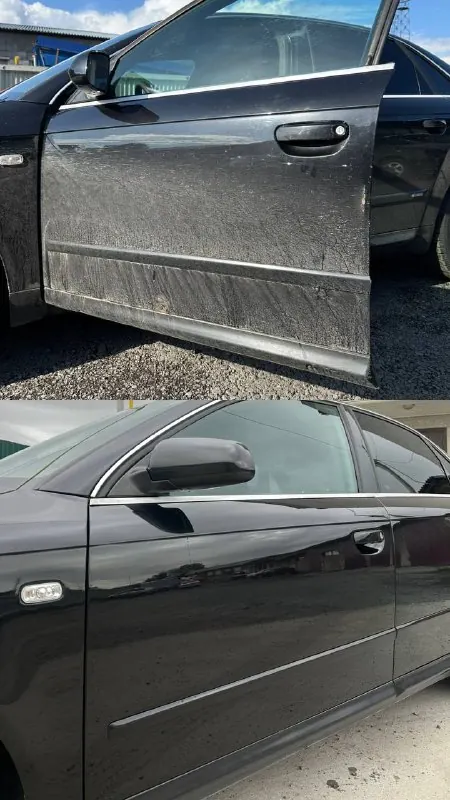 Двери Audi после покраски