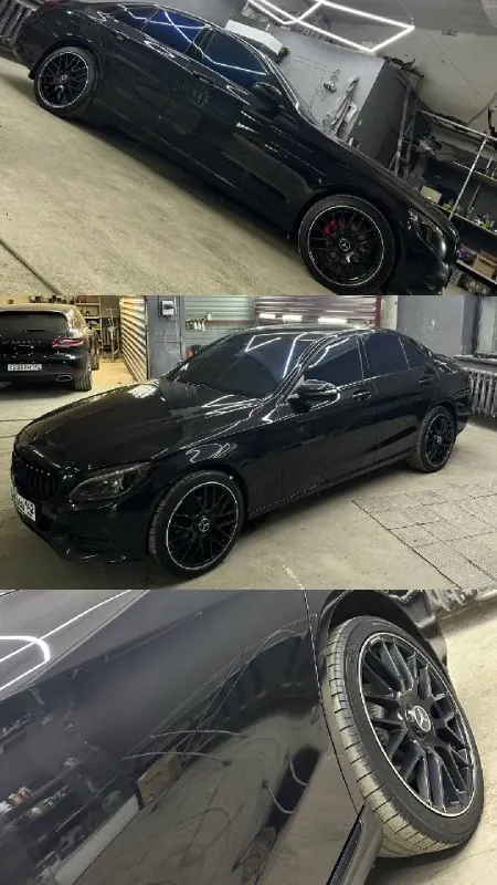 Mercedes в боксе